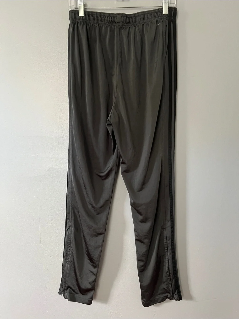 adidas Black Men's Track Pants with Side Stripes